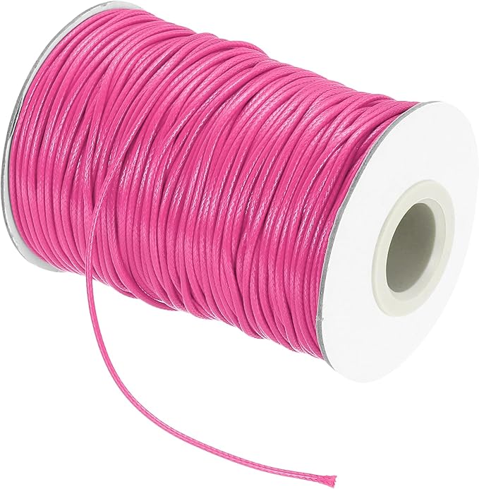 MECCANIXITY Waxed Cord 1.5mm Waxed Thread 87 Yard Wax String Leather Cord by MECCANIXITY