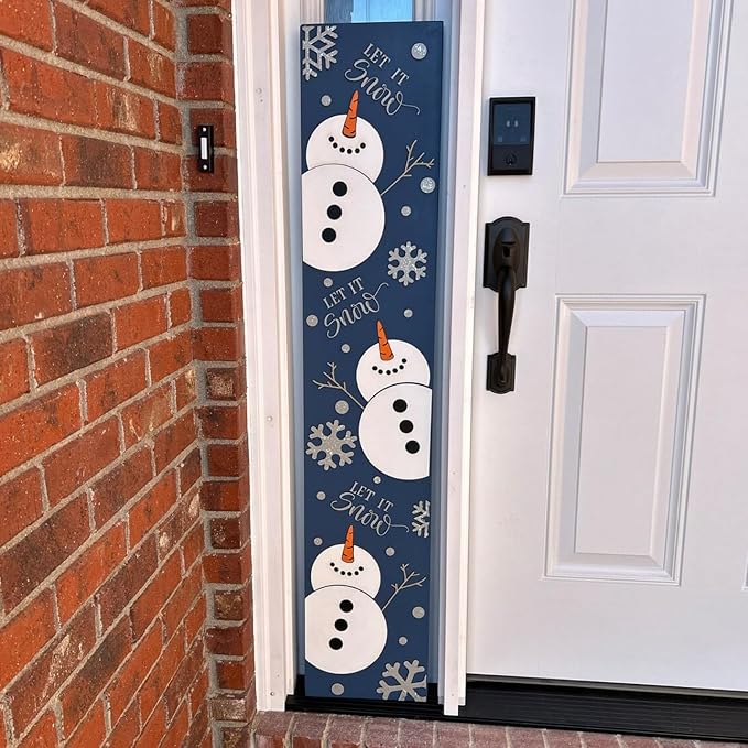 Christmas Stencils for Painting on Wood 35.4" Large Believe Let it Snow Stencil - Image 5