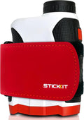 STICKIT Magnetic Rangefinder Strap | Strong Magnet Securely Holds to Golf Carts and Golf Clubs for Easy Access | Slim, Form Fitting, Size Adjustable
