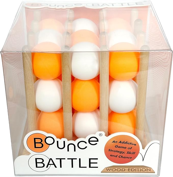 Bounce Battle™ Wood Edition – Family & Party Game by BattleGames