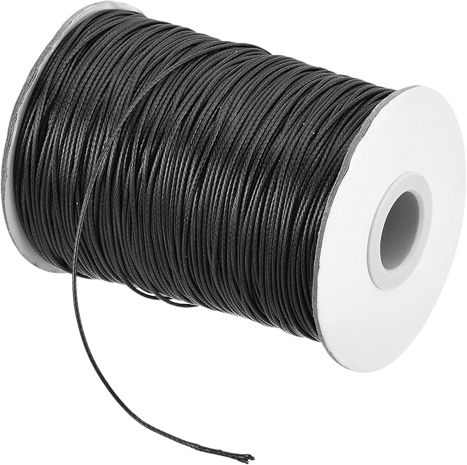 MECCANIXITY Waxed Cord 1.2mm Waxed Polyester Cord 175 Yard Wax String by MECCANIXITY