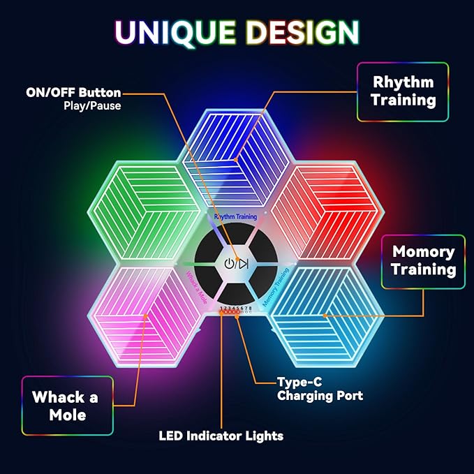 Light Up Memory Game Handheld Electronic Toys - Image 2