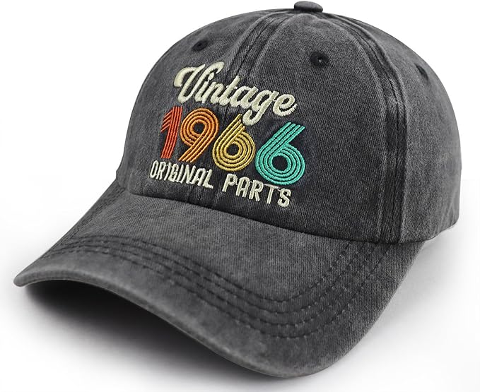 90th 80th 70th 60th 50th 40th 30th Birthday Gifts for Women Men, Vintage 1936 1946 1956 1966 1976 1986 1996 Hat