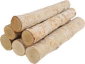 6-Pack White Birch Logs for Fireplace by Sancodee