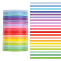 20 Rolls Rainbow Washi Tape Slim, 3mm Colorful Rainbow Pastel Washi Tape Set by Unknown