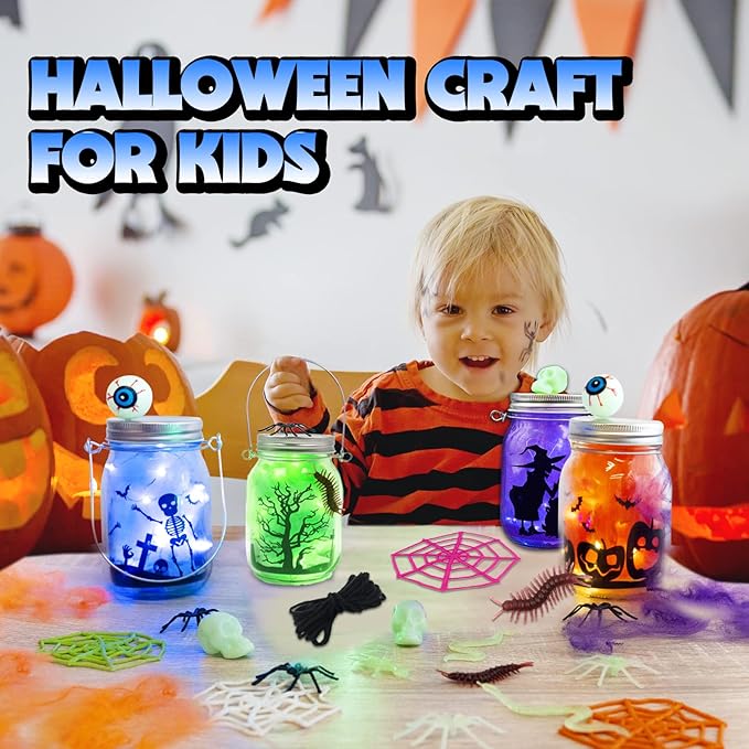Shemira Halloween Craft Kit for Kids, Halloween Art & Craft Party Supplies - Image 3