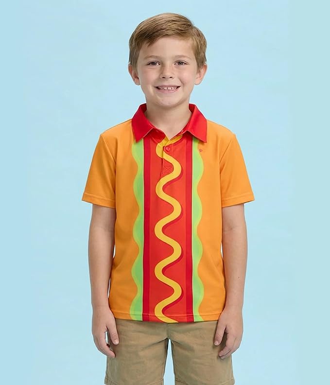 Tipsy Elves Kids and Toddlers Golf Shirts - Athletic Comfort Fit with Quick Dry Material