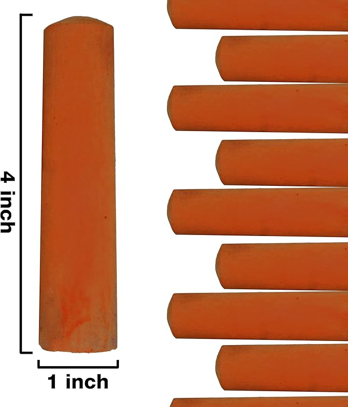 Kid Made Modern 60 Count Pack of Sidewalk Chalk – Brown - Image 3
