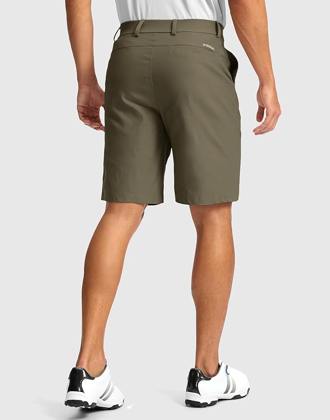 G Gradual Men's Golf Dress Shorts 5"/ 7"/ 9" Stretch Casual Work Flat Front Shorts for Men with 3 Pockets Quick Dry