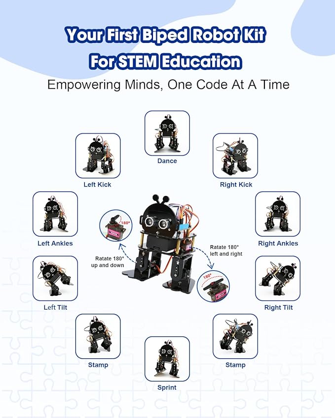 Biped Robot Kit STEM Toys Science Kit - Image 3