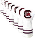 Team Golf NCAA White Vintage Driver Golf Club Headcover, Form Fitting Design, Retro Design