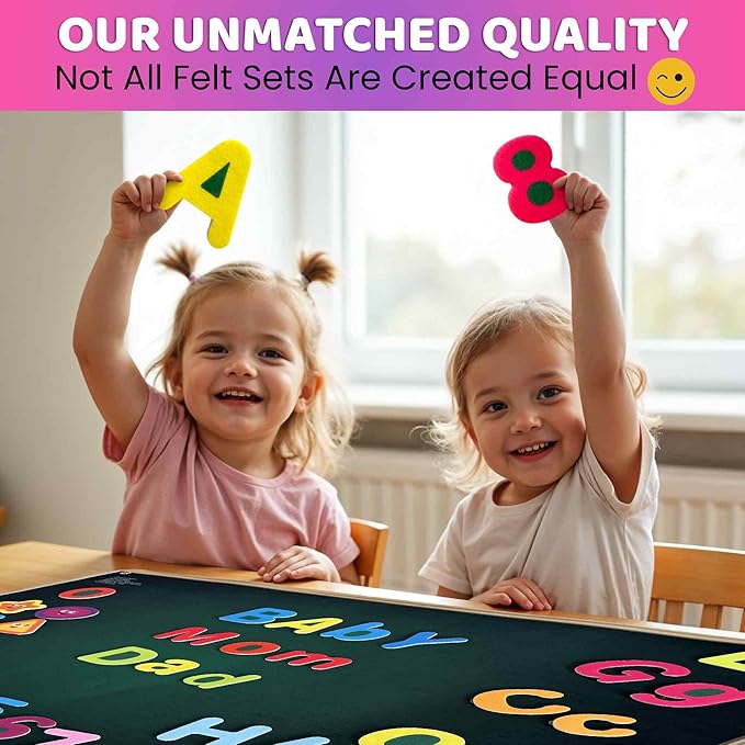 QUOKKA ABC Felt Board for Kids 3-5 Years Old - Image 7
