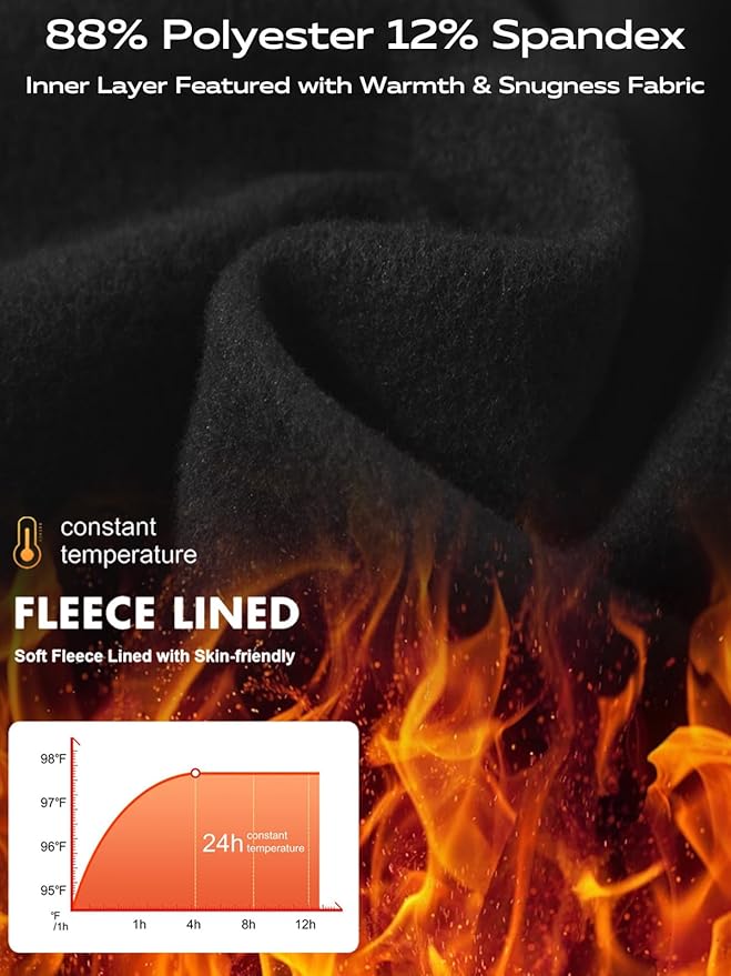 DEVOROPA Youth Boys Compression Thermal Shirt Long Sleeve Kids Fleece Baselayer Soccer Baseball Undershirt Slim/Regular/Husky