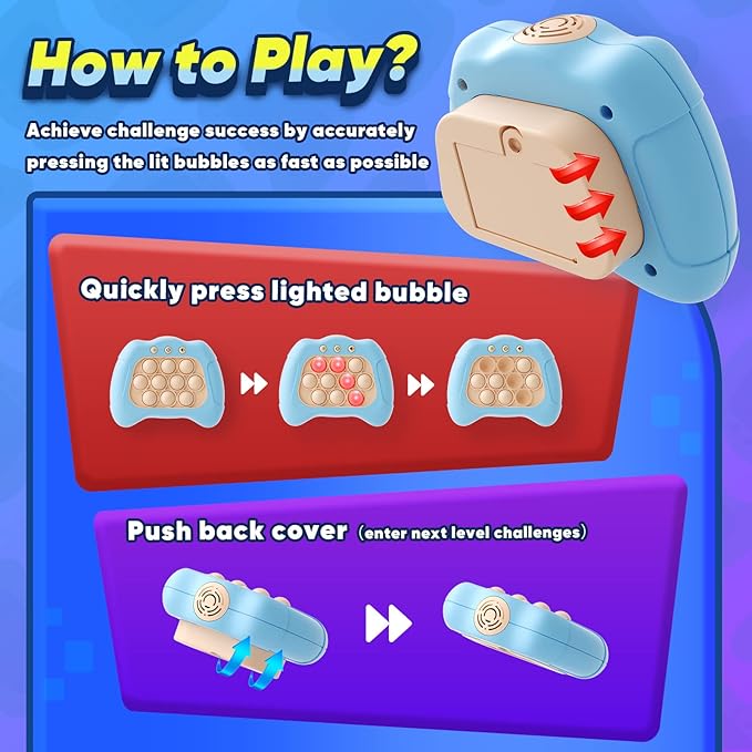 Handheld Game for Kids 6-12, Sensory Fidget Toys for Kids 8-12, Birthday Gifts - Image 7