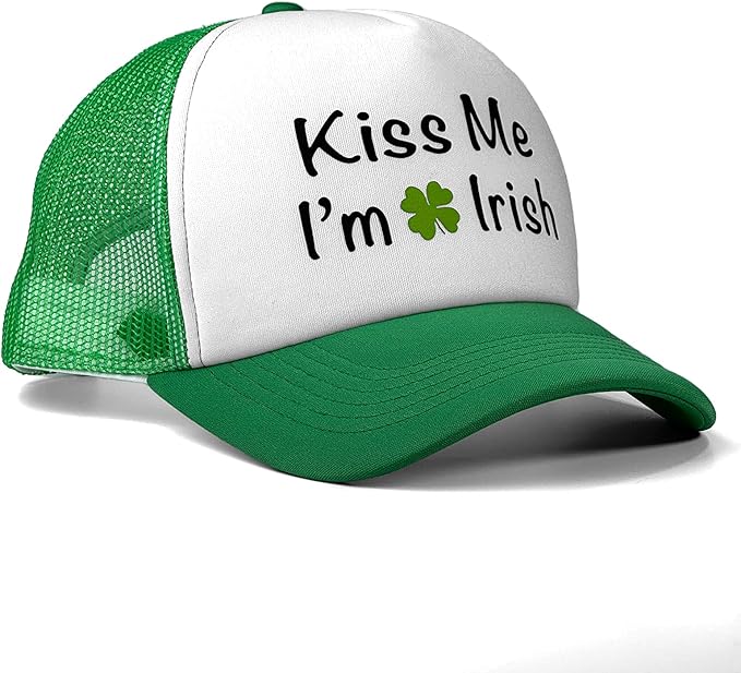 St Patricks Day hat Green Baseball Cap Shamrock Embroidered for man Women Funny