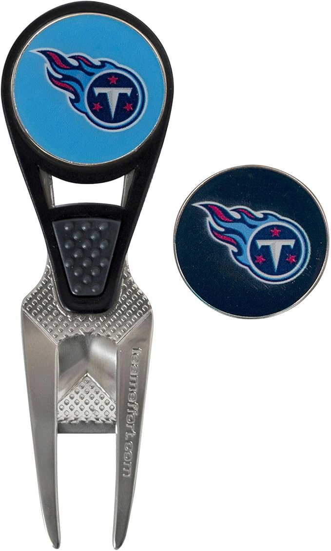 NFL CVX Ball Mark Repair Tool & 2 Ball Markers