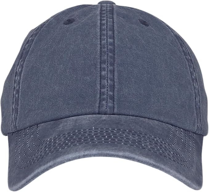 Classic Dad Hat Cotton, Low-Profile Plain Baseball Cap, Adjustable, Breathable and Packable