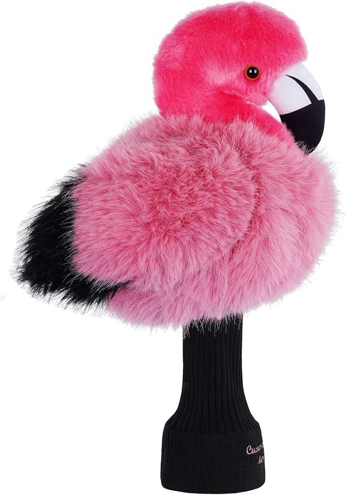 mytag Funny Golf Club Head Covers, Animal Plush Driver Headcover, Golf Headcover Fits Standard 460cc Driver Head