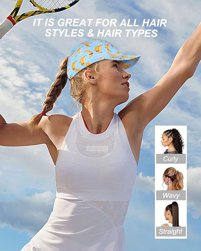 Flafens High Ponytail Hats for Women Baseball Caps - Cute Summer Adjustable Criss Cross Sports Running Pony Tail Hat Ladies