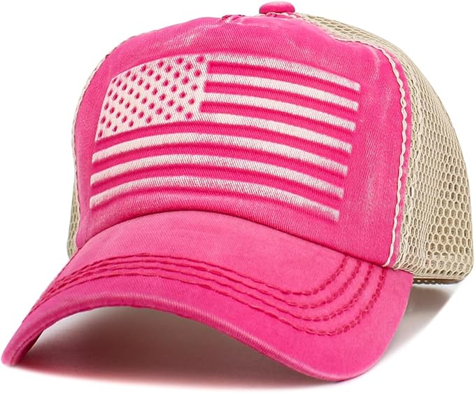 KBETHOS Flag USA America Military Thin Blue Line Thin Red Line Vintage Distressed Baseball Cap Dad Hat Unisex Adjustable…