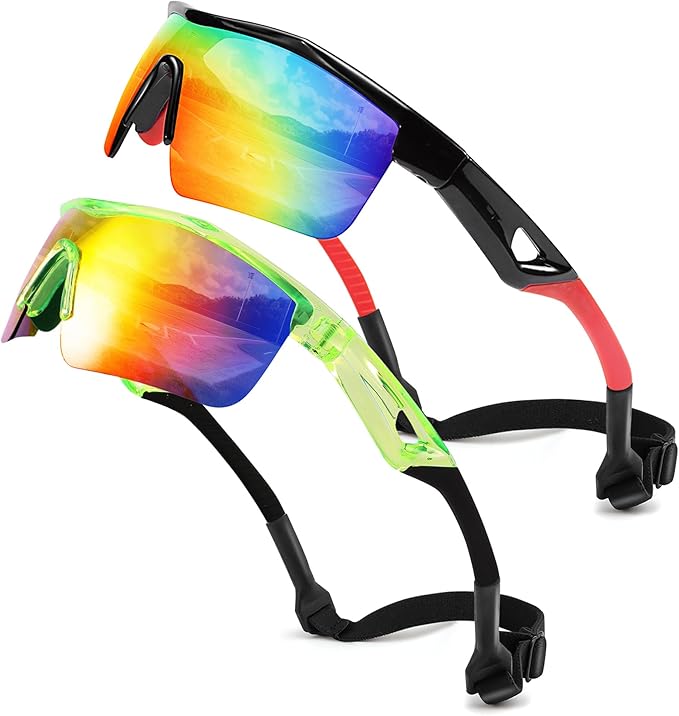 FEISEDY Kids Teens Baseball Polarized Sunglasses Sports TR90 Frame Boys Girls Cycling B2454