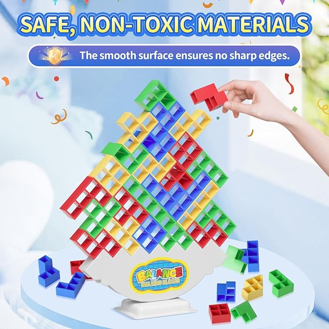 48 Pcs Game Gifts, Balance Stacking Blocks Game，Perfect - Image 5
