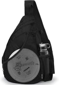 MOYAQI Disc Golf Bag with Retriever Holder and Storage Pockets, Disc Golf Backpack with 8-10 Disc Capacity, Padded Adjustable Strap and Back Panel, Lightweight and Durable