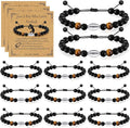 12 Set Sport Adjustable Beaded Bracelets Gifts Football Softball Soccer Volleyball Golf Basketball Hockey Bracelets for Women Men Adjustable Beaded Accessories