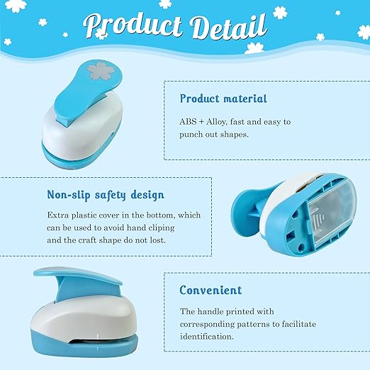 Flower Hole Punch for Paper Crafts, 1.5-Inch Across, Cherry Blossoms Punch - Image 3