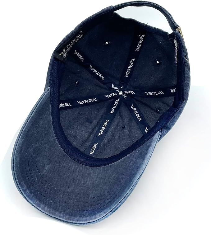 Waldeal Pickleball Hat,Adjustable Embroidered Washed Baseball Cap for Men Women
