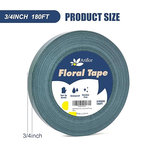 Green Floral Tape - Image 2