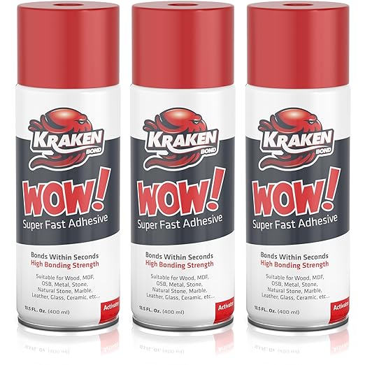 KRAKEN BOND Wow! Spray Adhesive Activator by KRAKENBOND