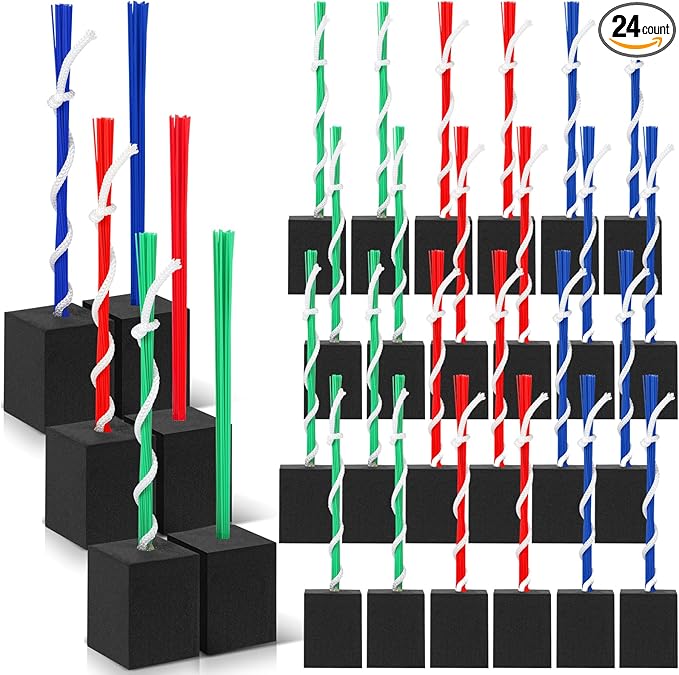 Shappy 24 Pieces Base Plugs with Tassels Heavy Duty Rubber Baseball Anchor Plug for Baseball Field Drill Softball Accessories