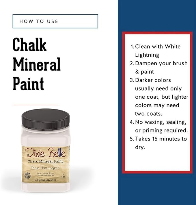 Dixie Belle Paint Company Chalk Finish Furniture Paint - Image 3