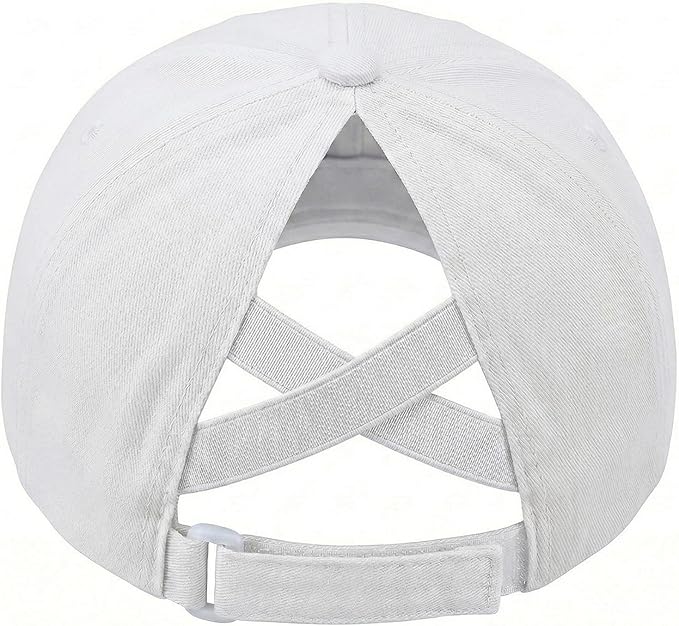 Baseball Caps for Girls Kids Cute Graphic Ponytail Hat Trucker Fashion Acid wash Hats Fun Adjustable Criss Cross Cap