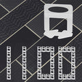 1100 Pcs Tile Leveling System Clips 1/32" by Unknown