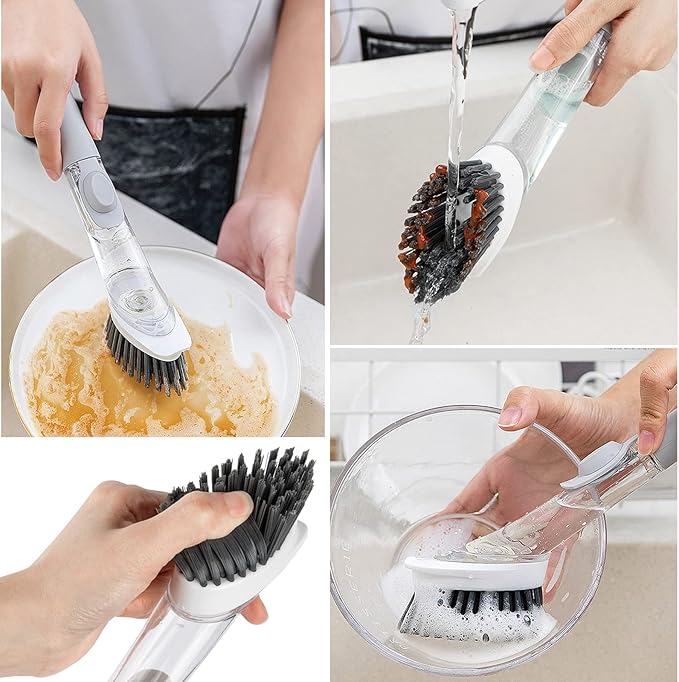 Soap Dispensing Dish Brush - Image 3
