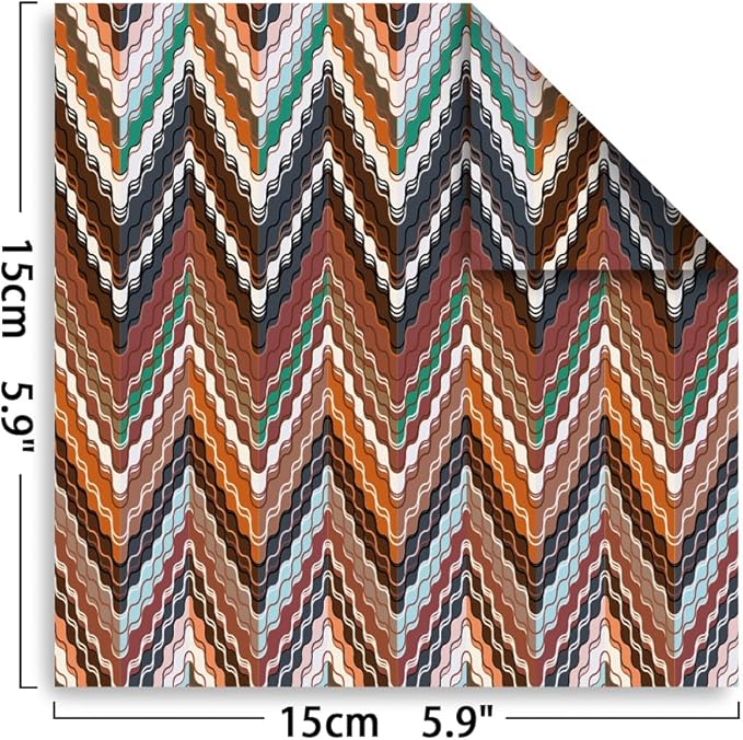 Origami Paper Kit Dobule Sided 100 Sheets 100 Colors 6 Inch Japanese Chiyo - Image 2