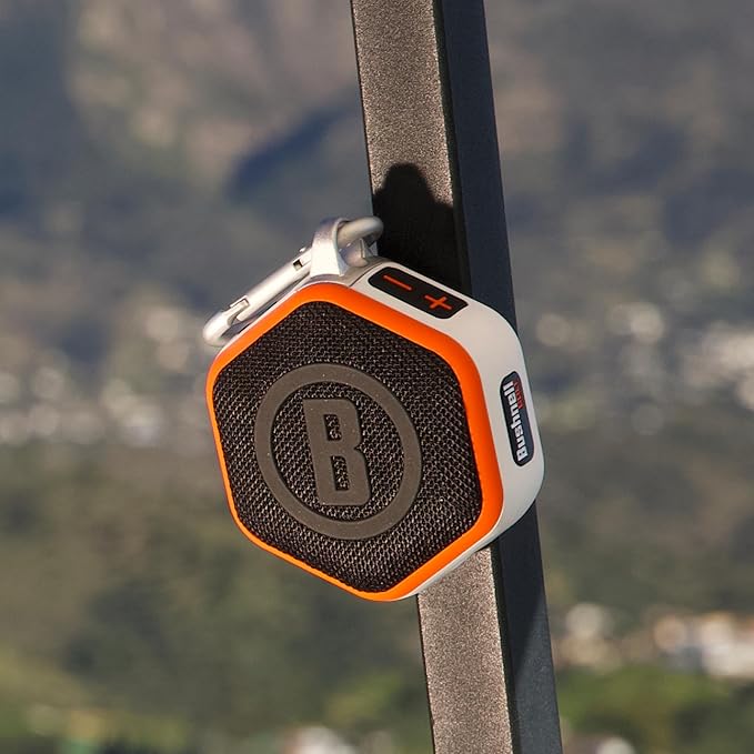 Bushnell Golf Wingman Mini Bluetooth Speaker with GPS Orange