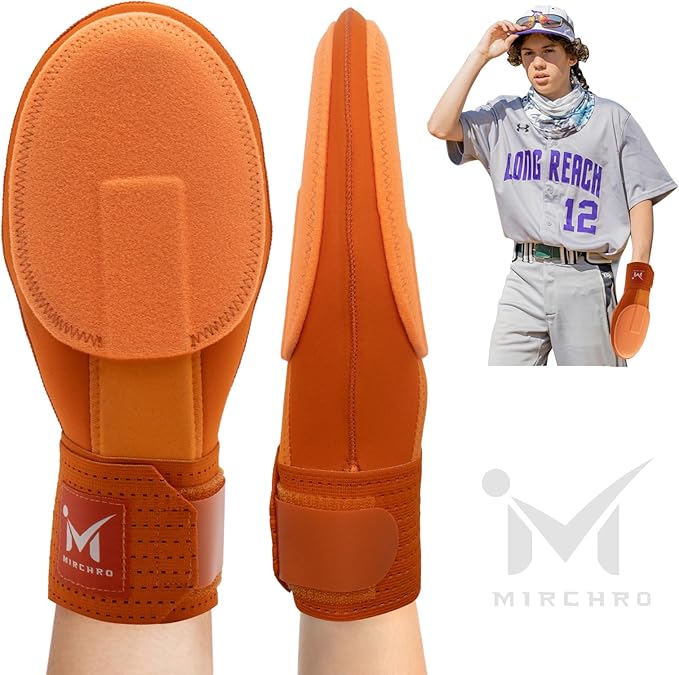 Baseball Sliding Mitt, Youth Ages 6-12 & Teens Adults 12+, Sliding Glove Hand Guard for Baserunning, Hard Shell Ambidextrous Left/Right, Baseball/Softball Compatible, Drip Style