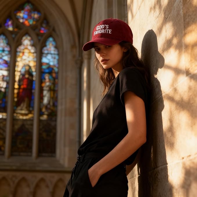 Faith Christian Patriotic Embroidered Baseball Cap, Vintage Cotton Dad Hat for Men Women, Birthday