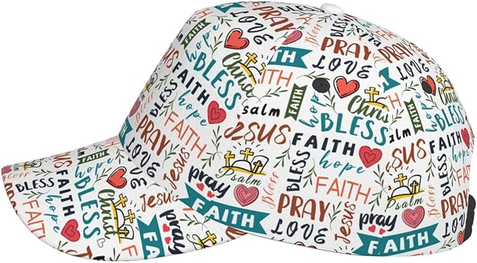 Jesus Baseball Cap Christian Trucker Hat Easter Hats Religion Snapback Cap Adjustable for Women Men