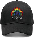 Gay Pride Rainbow Trucker Hat for Men and Women LGBT Embroidered Adjustable Washable LGBTQ Baseball Cap Gifts