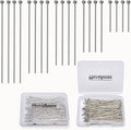 100pcs Silver Filled Ball Pins Non Tarnish Craft Earring Bracelet Jewelry by MICROAMOY