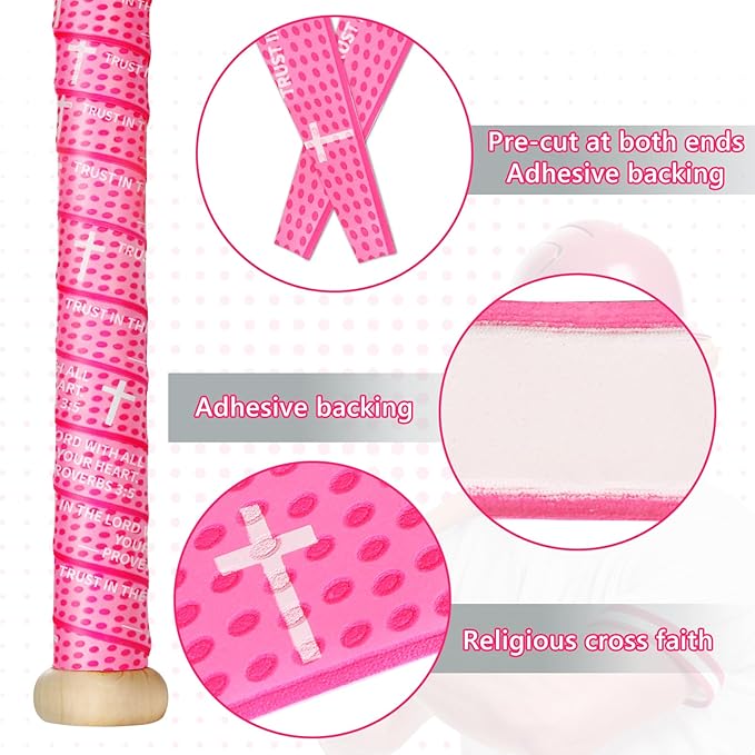 Eyourlife 2/4 Pack Baseball Bat Grip Bat Wraps for Baseball Lifestyle Softball Gifts Pro Feel Non-Slip Elite Batting Grip Tape for Bats Players