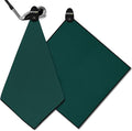 STICKIT Magnetic Golf Towel - Ultra-Absorbent with Waffle Weave Microfiber - Golf Towel with Magnet for Bags, Clubs & Carts - Removes Dirt, Grass, & Debris from Club Face - 29” x 29” (Green)