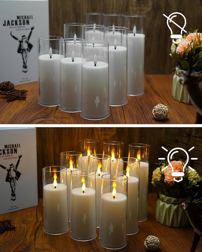 Flickering Flameless Candles Battery Operated - Image 3