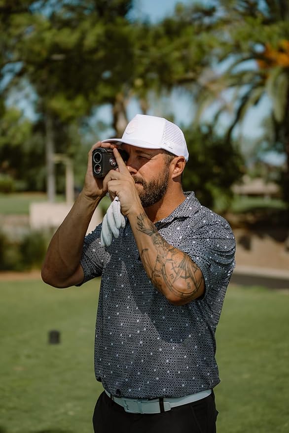 BRIMZ Golf Performance Hat - Tee Holder & Magnetic Ball Marker - Breathable, Sweat & Water Resistant Golfing Snapback Hat