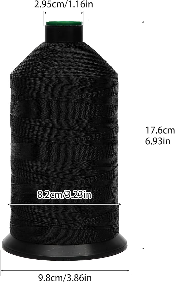 Extra Strong Bonded Nylon Thread #207 Tex210 – 16 OZ, Versatile Stitching - Image 2
