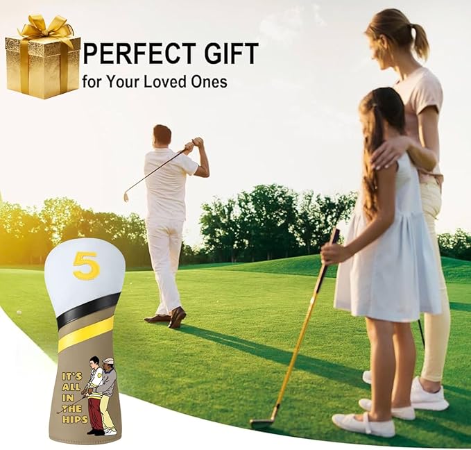 Funny Golf Putter Headcover, Perfect Golf Gift for Men and Women, Golf Accessories for Golfers